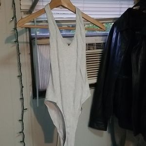 Grey bodysuit